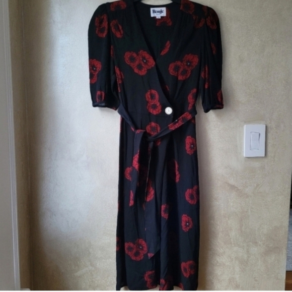ROUJE ROSALIE WRAP FLORAL DRESS - Picture 4 of 7